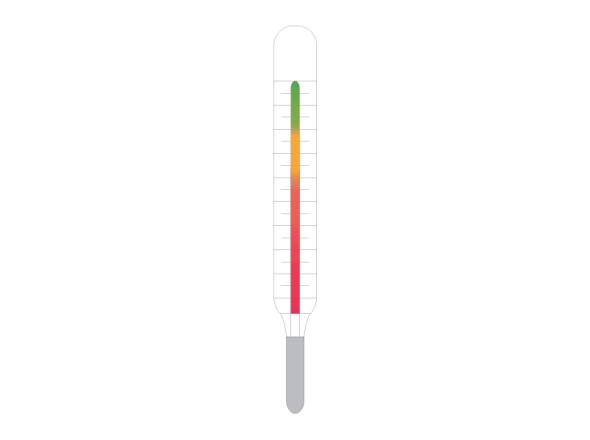 Magnetic thermometer