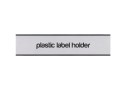 Plastic label holder