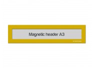 Magnetic window A3 headers | Yellow
