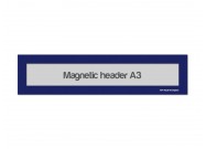 Magnetic window A3 headers | Blue