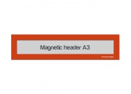 Magnetic window A3 headers | Orange