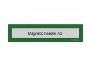Magnetic window A3 headers | Green