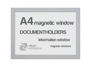 Magnetic windows A4 | Silver-grey