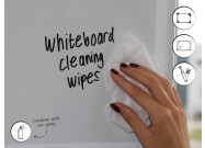 Whiteboard tissues close up