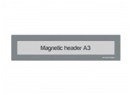 Magnetic window A3 headers | Grey