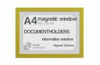 Magnetic windows A4 (incl. cut out) | Yellow
