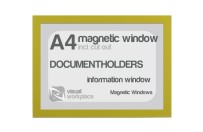 Magnetic windows A4 (incl. cut out) | Yellow