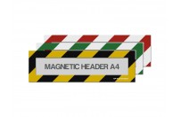 Magnetic window A4 headers (mixed colours)