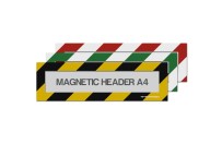 Magnetic window A4 headers (mixed colours)