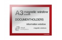 Magnetic Window A3 erasable | Red