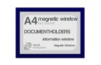 Magnetic windows A4 (incl. cut out) | Blue