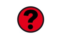 Question magnet 5cm  | Red