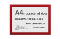 Magnetic windows A4 | Red