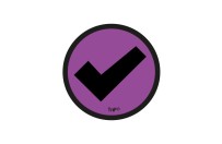 Check magnet 3cm | Purple