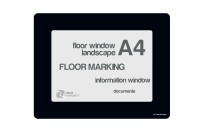 Floorwindows A4 (set) | Black