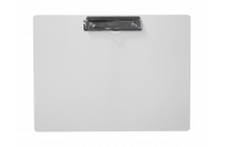 Clipboard magnetic A4 incl. paper clip (landscape) | White