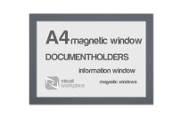 Magnetic windows A4 | Grey