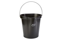 Vikan bucket (12 liter) | Black