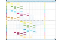Planning board | Example FrieslandCampina (120x150cm)