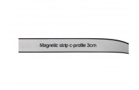 Magnetic strip c-profile 3x100cm