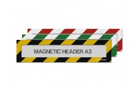 Magnetic window A3 headers (mixed colours)