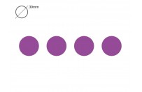 Round magnet 3cm | Purple