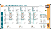 Personnel board | Example 1 (120x240cm)