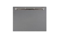 Magnetic ring binder clipboard A4 - landscape | Grey