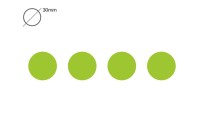 Round magnet 3cm | Light green