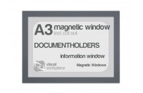 Magnetic windows A3 (incl. cut out) | Grey