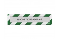 Magnetic window A3 headers (mixed colours) | Green / White