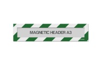 Magnetic window A3 headers (mixed colours) | Green / White