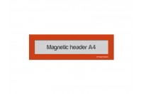 Magnetic Window A4 headers | Orange