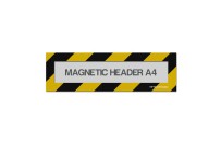 Magnetic window A4 headers (mixed colours) | Zwart / Geel