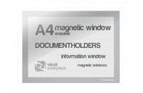 Magnetic Window A4 erasable | Silver-grey