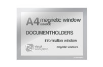 Magnetic Window A4 erasable | Silver-grey