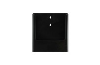 Leaflet holder magnetic A4 - portrait (colour) | Black