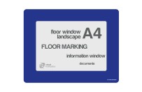 Floorwindows A4 (set) | Blue