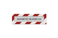 Magnetic window A4 headers (mixed colours) | Red / White