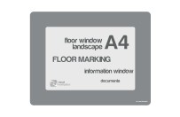 Floorwindows A4 (set) | Silver-grey