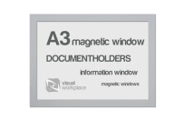 Magnetic Windows A3 | Silver-grey