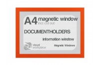 Magnetic windows A4 (incl. cut out) | Orange