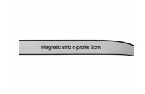 Magnetic strip c-profile 5x100cm