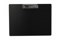 Clipboard magnetic A4 incl. paper clip (landscape) | Black