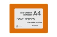 Floorwindows A4 (set) | Orange
