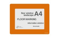 Floorwindows A4 (set) | Orange