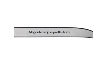 Magnetic strip c-profile 4x100cm