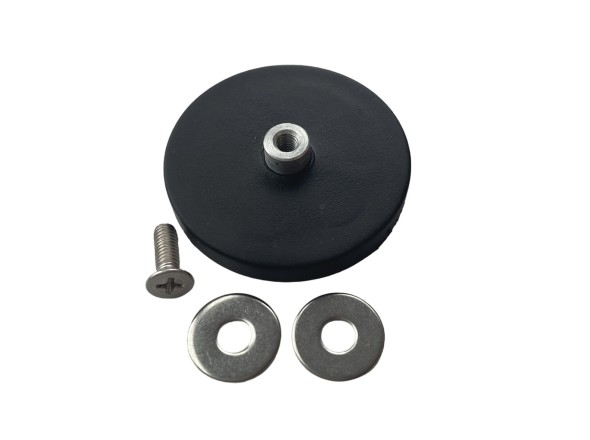 Pot magnet for mounting of boards