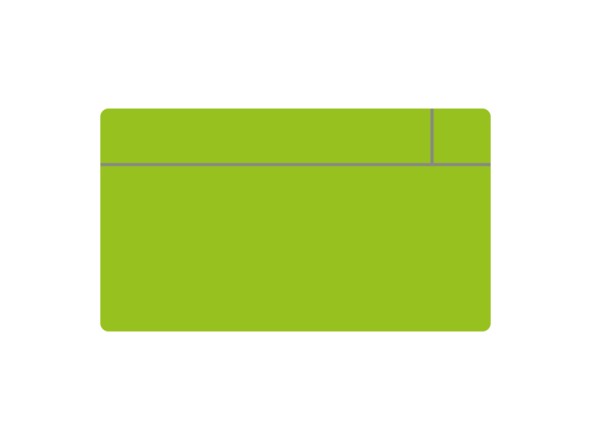 Whiteboard scrumcard green large
