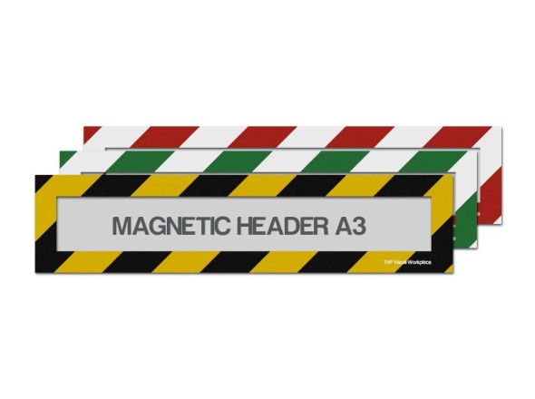 Magnetic window A3 headers